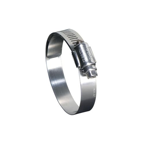 Ideal Tridon 6710M51#10 Stainless Steel Worm Drive Clamp with 316 Stainless Steel Screw 67M Series, 11/16