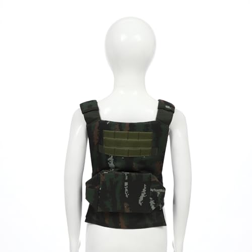 Jugaoge Boys Other Girls Children's Bulletproof Vest Camouflage Vest Halloween Boys Carnival Stage Cosplay Preformance2