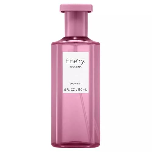 Image of Fine'ry Lychee & Rose Hair + Body Mist Fragrance Spray for Girls & Women - Rosa Lina - Juicy Floral, Skin Scent + Cashmere Musk, Long-Lasting, Vegan & Cruelty-Free, Gift for Teens (5 Fl Oz)