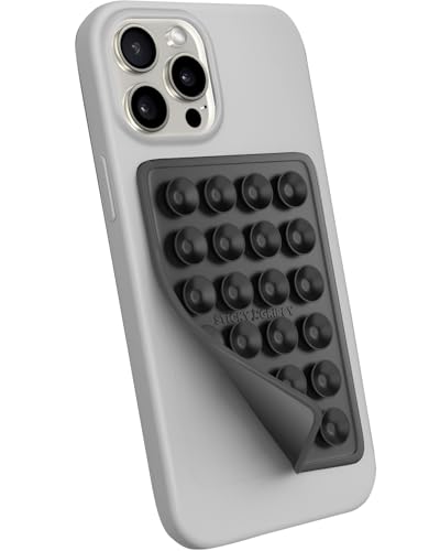 Volumoon 4PCS Supports Téléphone à Ventouse, Support 2-en-1 En Silicone