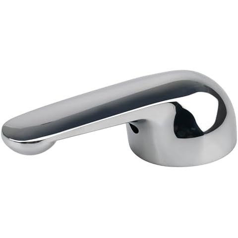 H79 Shower Faucet Handle Compatible with Delta Tub & Shower Single Metal Lever Handle, Shower Handle Replacement for Delta 1300/1400 Series Tub Faucet, Shower Replacement Parts with Screw & Wrench Cover