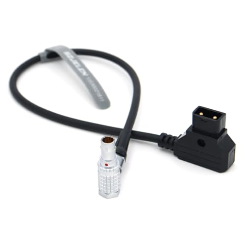 Câble D-Tap vers 2 broches 0B à angle droit anti-torsion pour moniteur