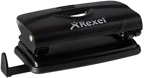 Rexel 2100759 Perforateur 2 Trous 10 Feuilles Noir