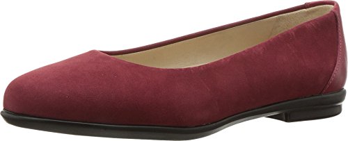 SAS Scenic Comfort Ballet Flat Scarlett Red 10 W - Wide (C)