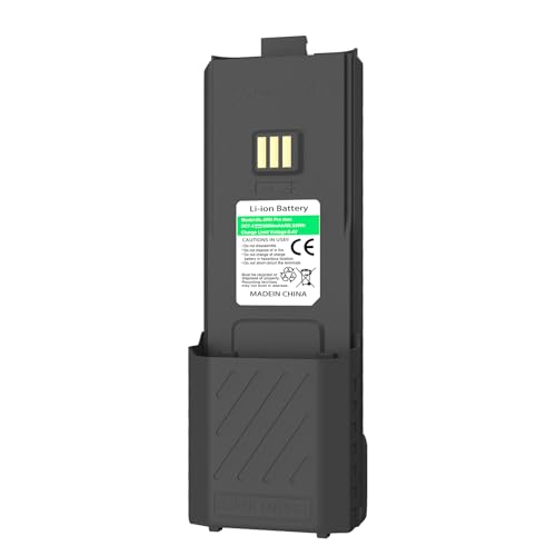 BAOFENG UV-5RM Plus 6800mAh Battery Two Way Radio USB-C Charging 7.4V Extended Replacement Battery Compatible for GM-5RH/UV-5G Plus GMRS/UV-5RM (1 Pack 6800mAh)