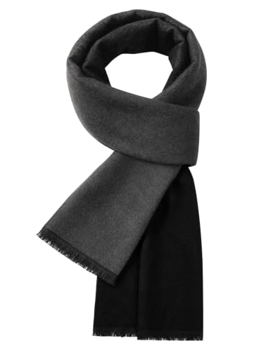 Image of Vijamiy Men's Tartan Scarf Winter Warm Long Lightweight Scarves
