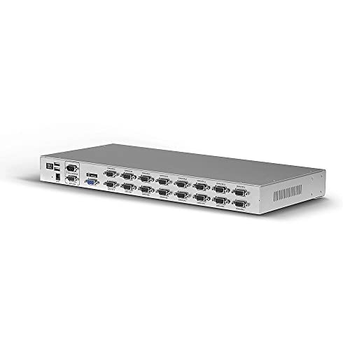 Boîtier de commutation KVM 16 ports VGA et USB pour parcs de serveurs - 2