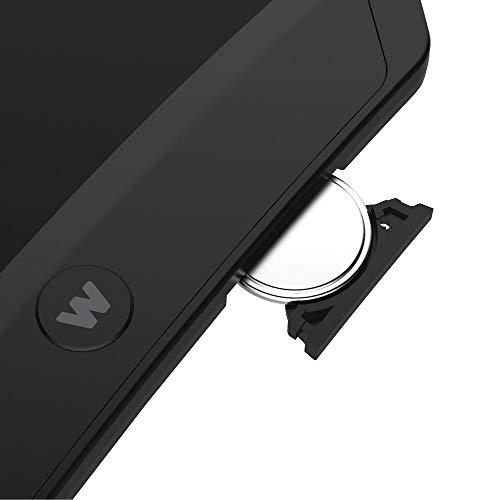 Woxter Smart Pad 90 Black - Pizarra electrónica, Tableta de escritura de 9", Tonalidad Verde, Sensor de presión (10-200g), pila CR2016, Imanes para Nevera, color negro - imagen 7