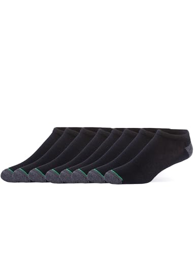 Burlington Mens Comfort Sport Cushion No Show Sock 8 Pair Pack Black One Size