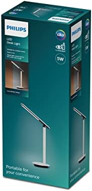 Lampe de bureau LED ivoire PHILIPS [Lumière blanche chaude à froi...