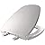 BEMIS 1240200 Eljer Emblem Plastic Toilet Seat, Made Specifically for Eljer Emblem Toilets, Round, White
