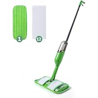 Spray Mop with 12 Disposable Cloths + 1 1 Reusable Pad only .49: eDeal Info