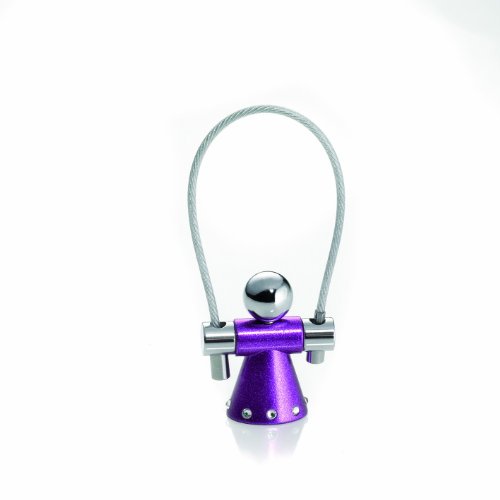 Troika Angel Purple Keyring with Swarovski Elements (KYR85SP)