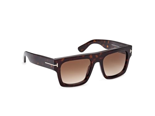 Tom Ford FAUSTO FT 0711 Dark Havana/Light Brown Shaded 53/20/145 unisex Sunglasses3