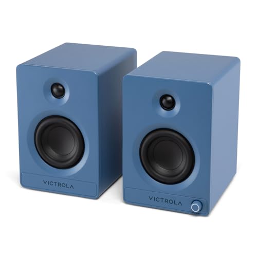 Victrola Tempo – Bluetooth Bookshelf Speakers – Room-Filling Soundr, Bluetooth