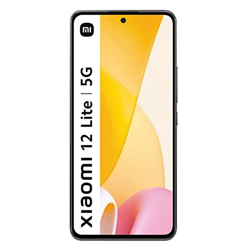 Xiaomi 12 Lite 5G Smartphone 8GB/128GB 6,55" Display 4300mAh 67W Fast Charging (Black)