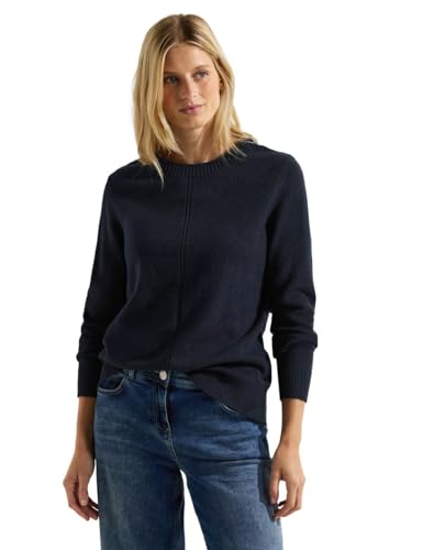 Preisvergleich Produktbild CECIL Damen B302374 Strickpullover, Night Sky Blue, Medium