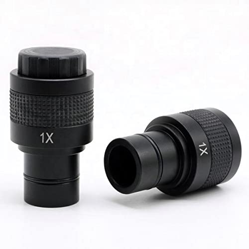 {pANZT[ 1X Microscope DSLR Camera Eyepiece Adapter Relay Lens Camera Accessories C Mount 23.2mm