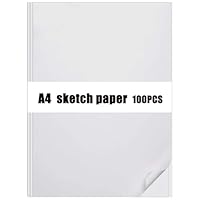 50 Pcs Tracing Paper, A4 Clear Drafting Paper with High Transparency & Optimum Thickness, for Drawing, Sketching & Simple Dressmaking Design, Graphic, Scrapbooking (Transparent)