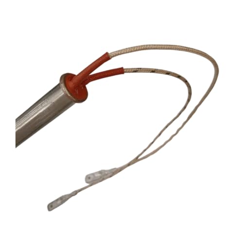 Widerstand, original Zündkerze für Pelletöfen EDILKAMIN cod. R207770, Durchmesser 12,5 mm, Gesamtlänge 182 mm, Überlappungslänge 180 mm, 350 Watt.