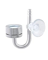 QWORK Aquarium Zerstäuber, CO2 Diffusor, Mit Saugnäpfen und U-Pipe, für alle Arten von Aquarien