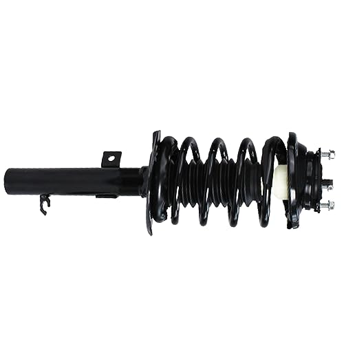 Image of Detroit Axle - Front Struts for 2006 2007 Ford Focus Complete 2 Struts with Coil Spring Replacement Ready Strut Shocks Assembly
