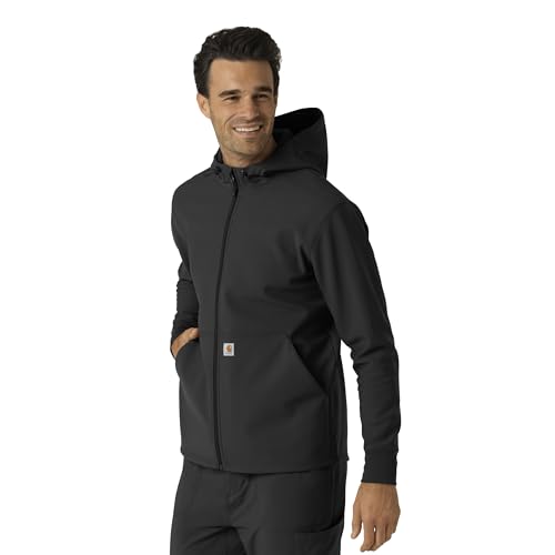Carhartt Scrubs C84023 Rugged Flex® Modern Fit Bonded Fleece Hoodie4