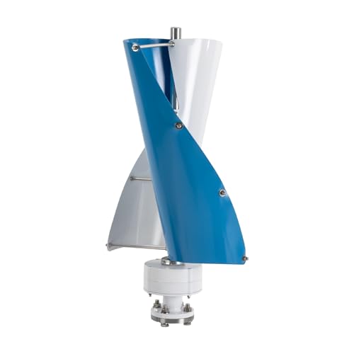 Windkraftanlage, Windgenerator Vertikale Achse, mit Controller, 100 W, 24 V, 2 Klingen, leiser Betrieb,...