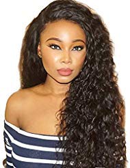 Vallbest Glueless 360 Lace Front Water Wave Wigs with Baby Hair Pre-plucked Hairline Water Curly Human Hair 360 Full Lace Wigs 100% Unprocessed Virgin Brazilian Hair Lace Frontal Wigs for Black Women