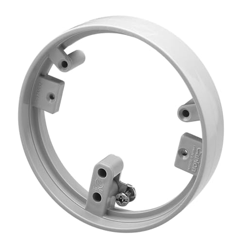 Steel City E97ABR2 Adapter for Round Stainless Steel and Brass Floor Box Covers, One Piece, High and Low Voltage Application