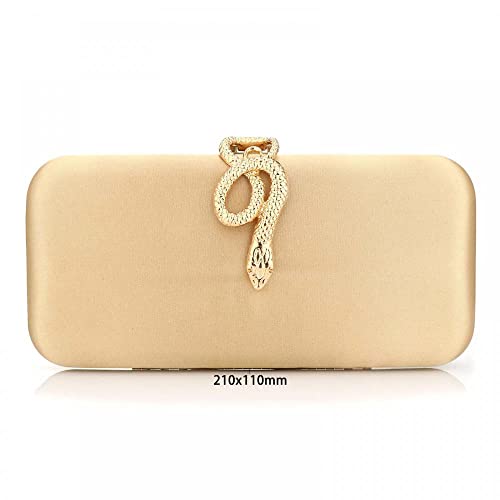 Image of Gets Multicolor Snakeskin Purse for Women Box Evening Bag Green Snakeskin Clutch Handbag Party Wedding