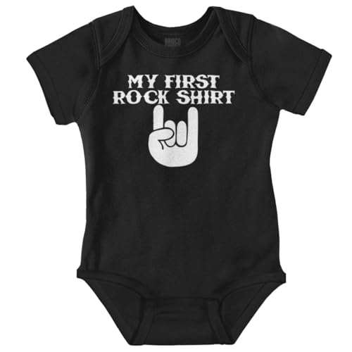 Brisco Brands My First Rock Outfit Baby Romper Boys or Girls