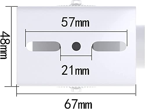 Image of 360 Adjustable Metal Mount Bracket for CCTV, Dome & Bullet Cameras | Extendable 12-24 inch Tilt Arm for Projector, DSLR - Wall, Ceiling, Tabletop Use (White)