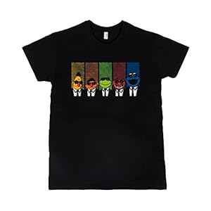 Reservoir Muppets T-Shirt – Sesame Street – Reservoir Dogs – 100% Cotton. High res Print.