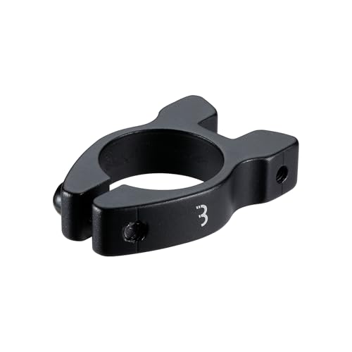 BBB Cycling Tige de Selle en Aluminium pour vélo de Route, VTT et vélo électrique Noir - BSP-99 - CarrierClamp - Diamètre: 31,8 mm