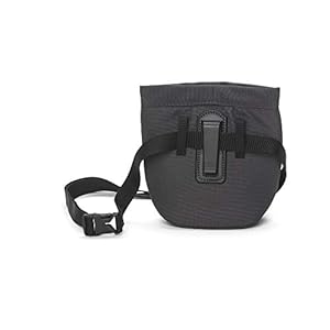 West paw design outings dog treat pouch  pet pouches for walking dog training  accessories for pets  includes hinge snaps water resistant liner belt clip  eco friendly dog pouches grey   cucciolini doodles