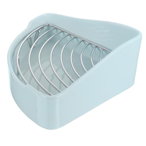 LEDMOMO うさぎ用三角トイレトレー 小動物用耐久性ペット便盆 ハムスター モルモット チンチラ対応 室内犬用清潔トイレ設計