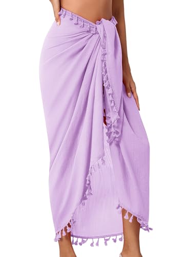 Image of QIANXIZHAN Women's Swimsuit Cover Up,Beach Sarong Wrap Bottom Coverup