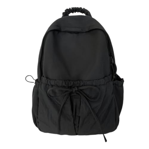 16.54 Inch Daily Backpacks for Women, Laptop Backpack for Work, Travel, Lightweight Waterproof, Sport Rucksack Bag (Black)