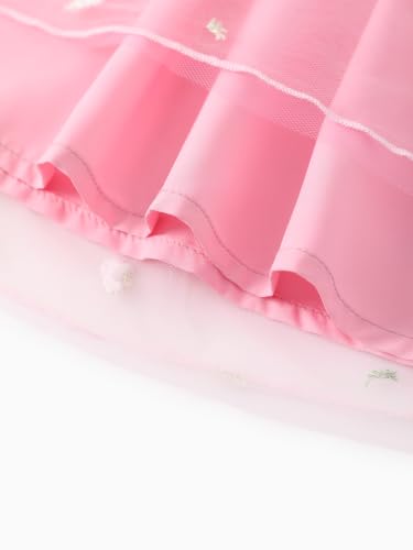 Image of Disney Girls' Tulle Tutu Dress Birthday Party Outfit Baby /Toddler | Officially Licensed, Frozen Elsa, Minnie, Princess, Velvet Top with Belt, Multi-Layer Mesh Skirt, Ruffle Long Sleeve Clothes