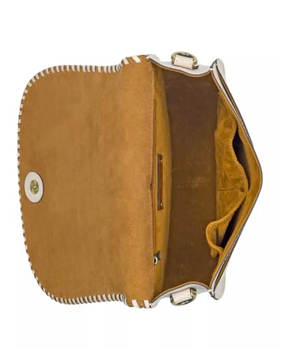 Savini Saddle Bag - Burnished Tooled Color4