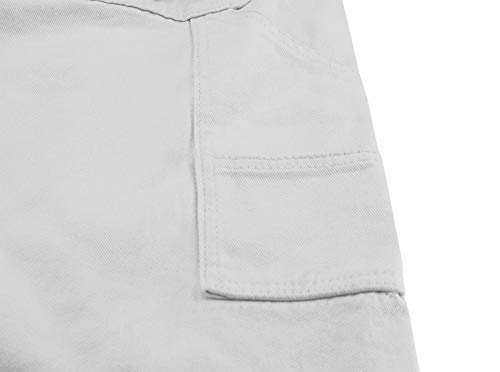 vkwear Men's Carpenter Work Jeans Hammer Loop Relaxed Fit Casual Cotton Denim Pants3