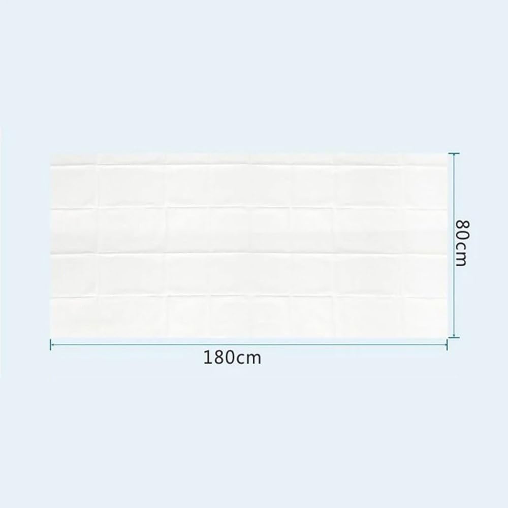 NEWFUN Sabanas Desechables Camilla Masaje，100pcs Sábanas Para Camillas No Tejidas，Sábana de Masaje Suave no Tejida，180x80cm，Adecuado Para Salones de Belleza，Spas，Masajes，Hoteles， Salones de Tatuaje