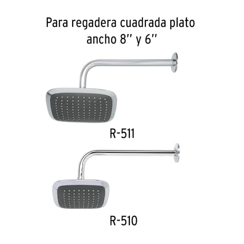 Brazo largo para regadera Marca Foset (3)