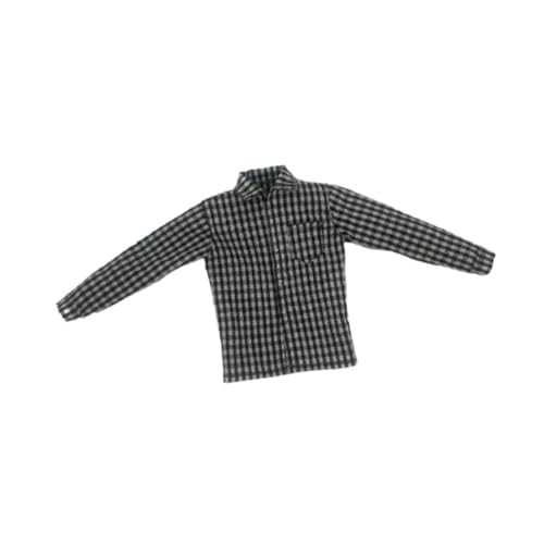Figura de acción a Escala 1/6, Ropa, Accesorios de Disfraz de muñeca, Camisa, Tela para Hombre, Ropa de Moda para Figuras Masculinas de 12