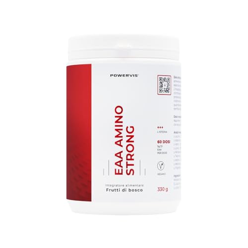 EAA Aminoacidi Essenziali in polvere - 330g - Formula Ultra Instant - 9 Aminoacidi Essenziali - 4 gusti differenti - Vegan - Pre, Intra e Post workout (Neutro)