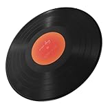 Conception artistique : ce modèle de disque vinyle imitation présente un design artistique qui apporte une touche unique à n'importe quel espace, décoration de disque, ornement de bureau
