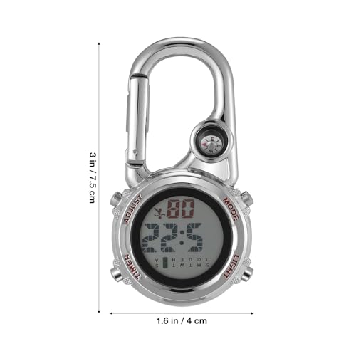 Reloj para exteriores Vaguelly mosquetón de acero inoxidable y aleación 2