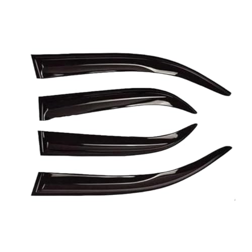 ROYALTECH Premium Non-Breakable Car Window Door Visor/Rain Guard/Wind Deflector Compatible for (Citroen c3)