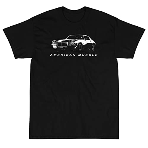 70 71 72 73 Split Bumper Camaro T-Shirt Black